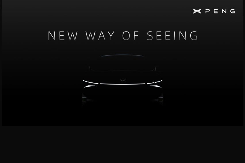 Xpeng upcoming electric sedan teaser