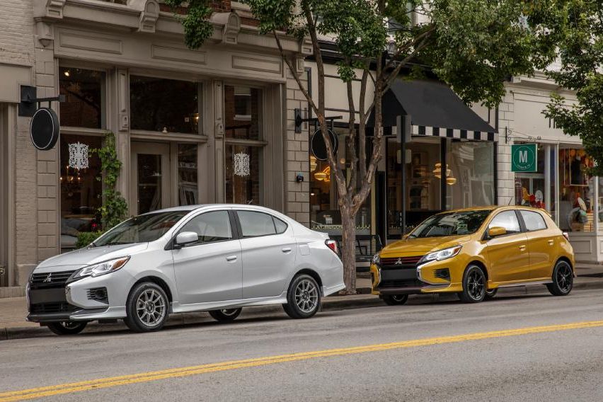 2021 Mitsubishi Mirage Carbonite Edition design 