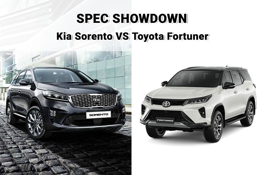 SUV face-off: Kia Sorento vs. Toyota Fortuner