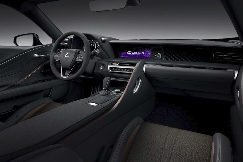 2021 Lexus LC 500 Inspiration Series cabin