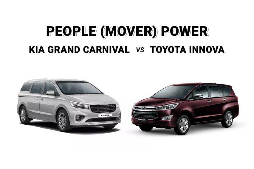 Spec showdown: Kia Grand Carnival vs. Toyota Innova