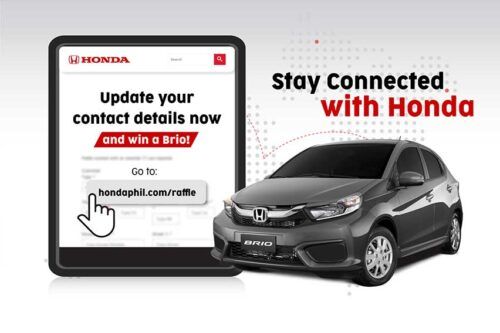 Honda PH to give away brand-new Brio to lucky Honda car owner