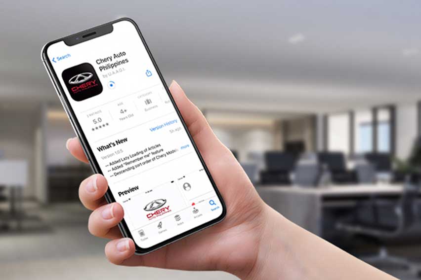 iOS version of Chery Auto PH app now available
