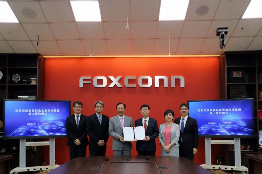 Geely and Foxconn JV consulting service