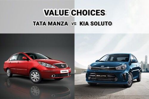 Affordable sedan shootout: Kia Soluto vs. Tata Manza