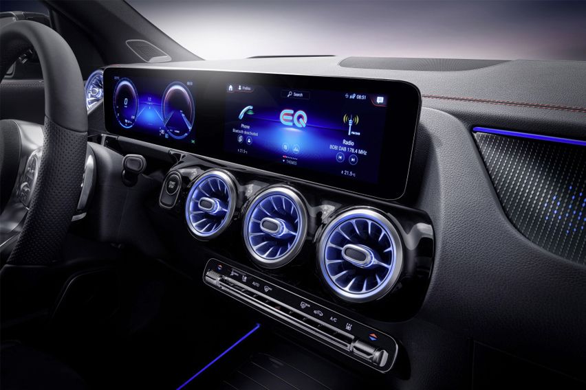 Mercedes-Benz EQA dashboard