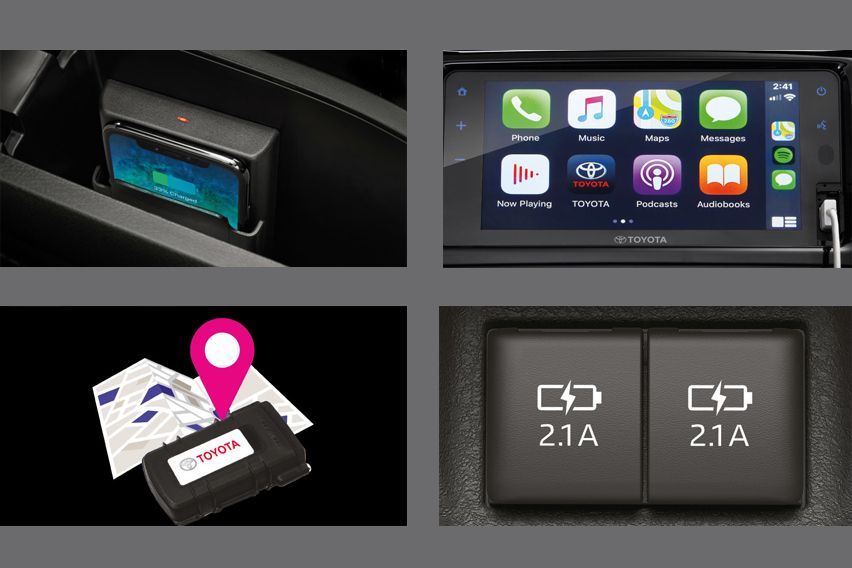 Toyota Yaris interior cabin features