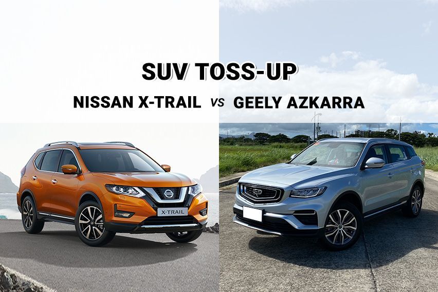 SUV spec showdown: Nissan X-Trail vs. Geely Azkarra
