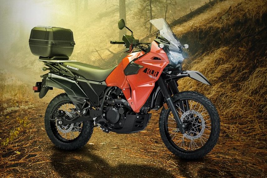 Kawasaki KLR650 Traveler side