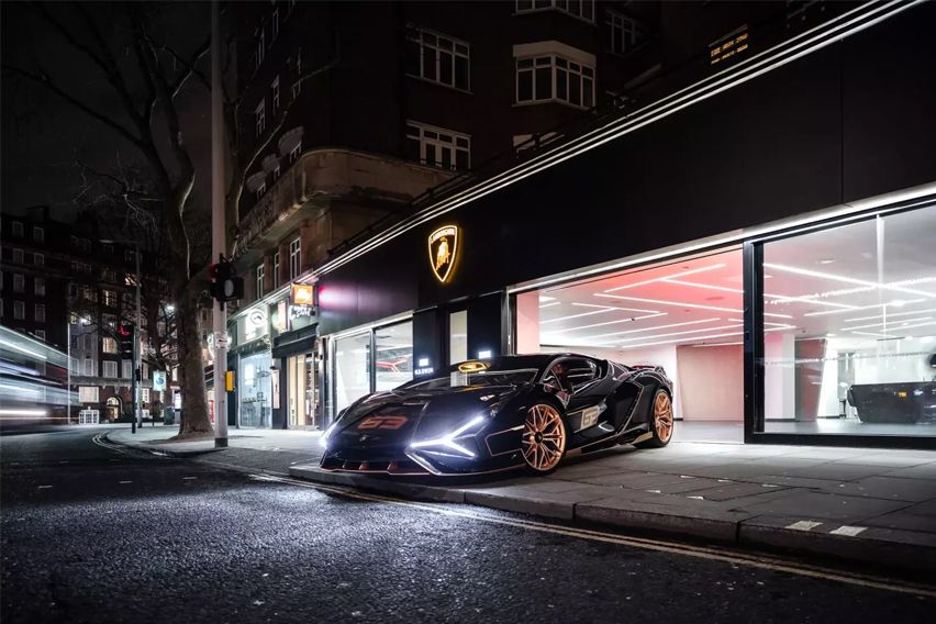 Lamborghini Sian in Oro Electrum 