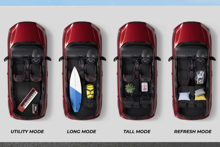 Honda City Hatchback seating layouts