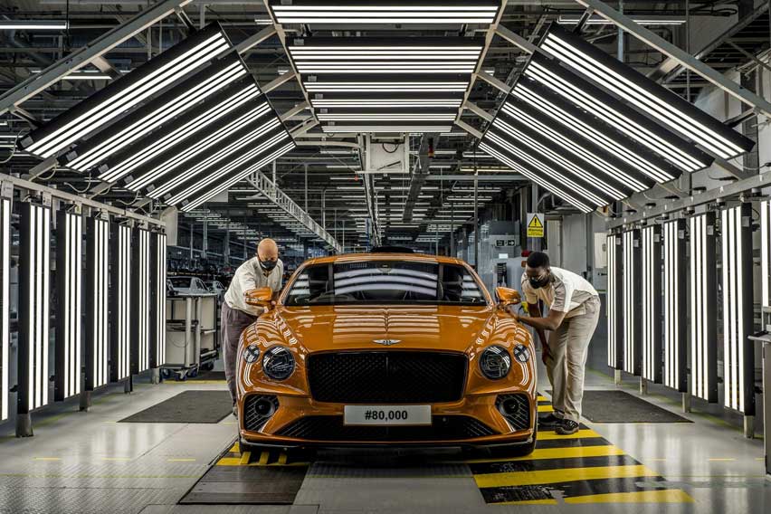 Bentley Continental GT 80,000th unit