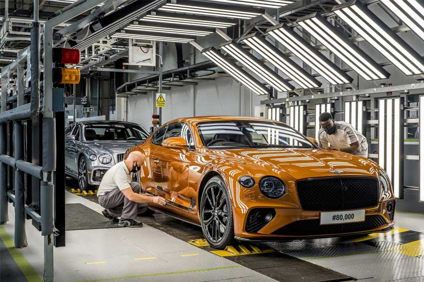 Bentley Continental GT 80k example 