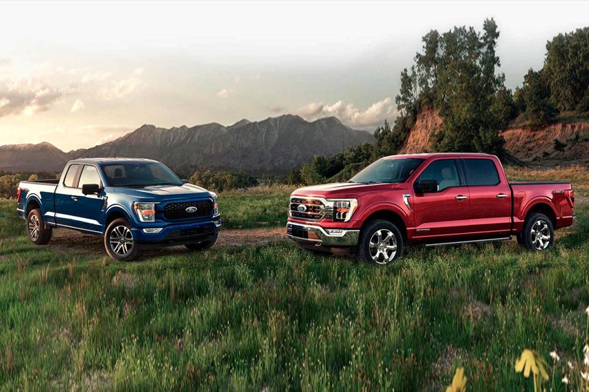 2021 Ford F-150 front