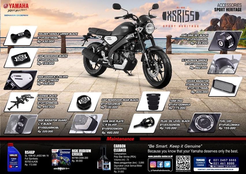 Yamaha XSR 155 Aksesori Sport Heritage