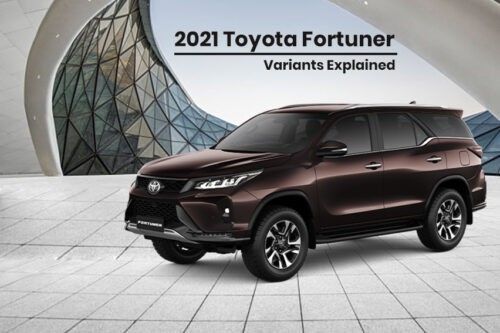 2021 Toyota Fortuner: Variants explained