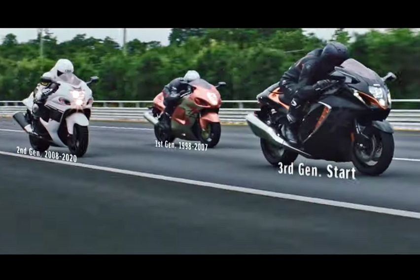 2021 Suzuki Hayabusa leaked video
