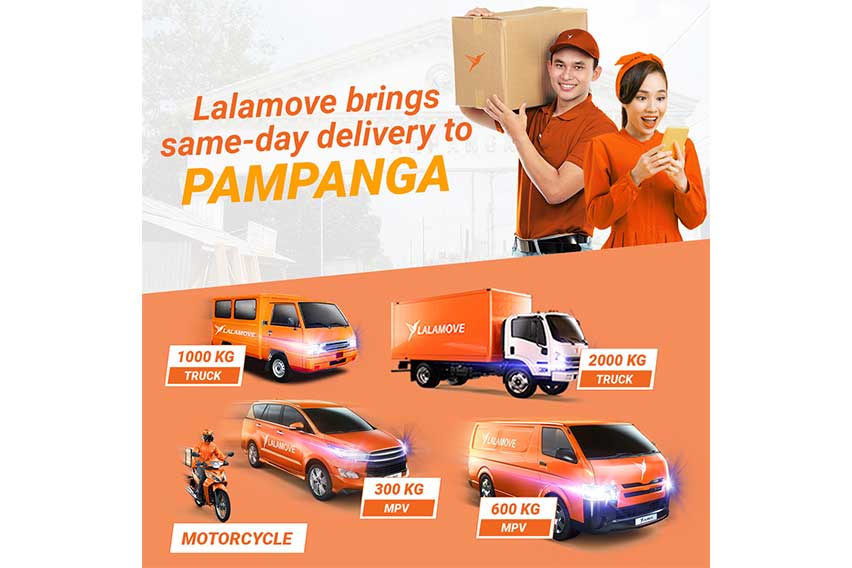 Lalamove will be available in Pampanga starting Feb. 27