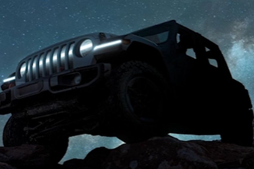 Electric Jeep Wrangler concept teased ahead of next month debut