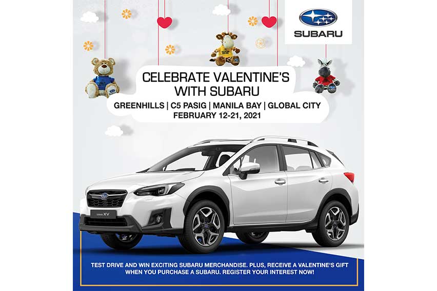 Lunar New Year, Valentine’s treats from Subaru