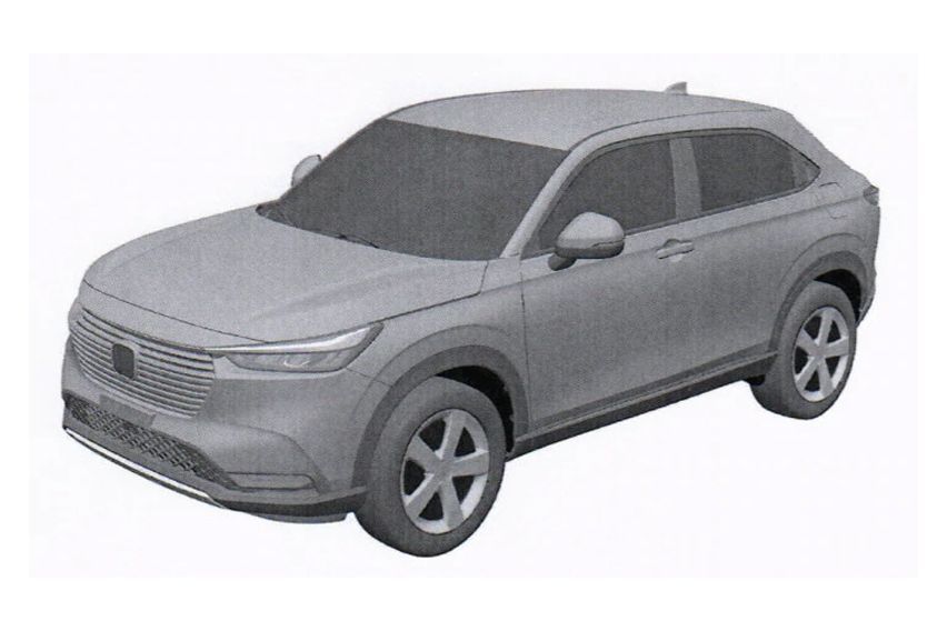Upcoming Honda HR-V SUV patent images leaked; Feb 18 debut confirmed 