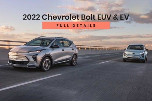 2022 Chevrolet Bolt EUV & EV: Full Details