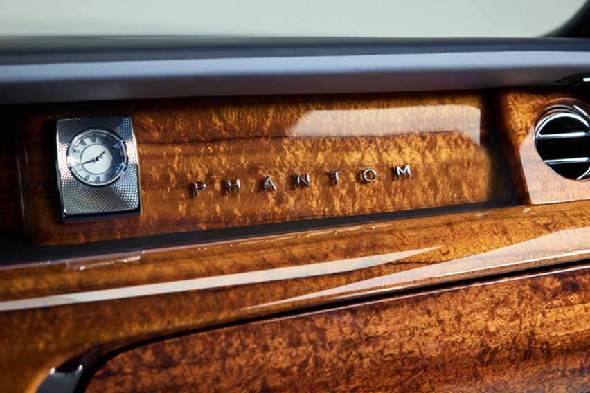 This bespoke Rolls-Royce Phantom Extended is the first to use Koa wood
