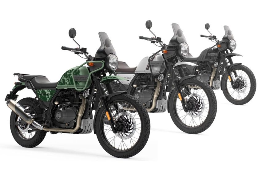 2021 Himalayan adventure-tourer colours