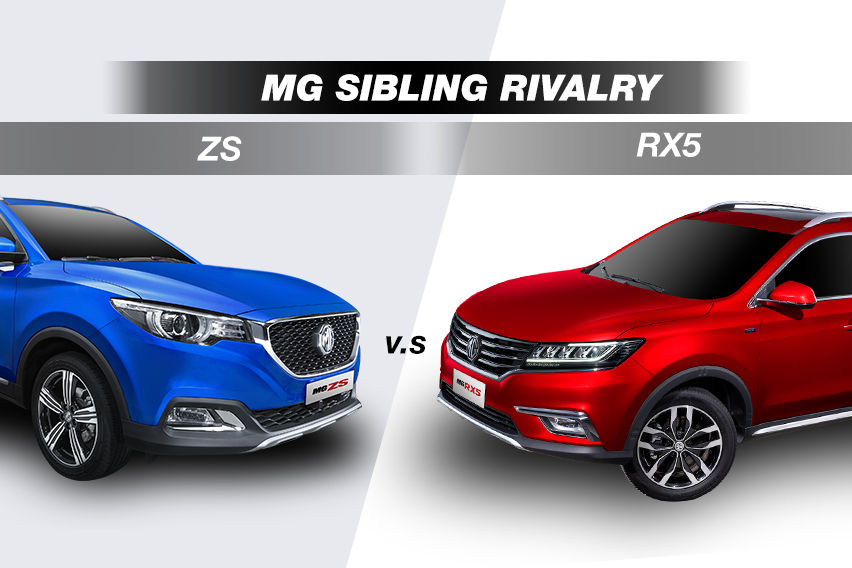 Battle of the Alphas: MG ZS vs. MG RX5