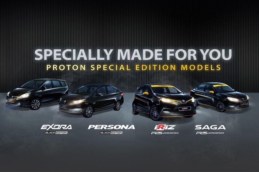 Proton special black & R3 edition models launched: Full details  