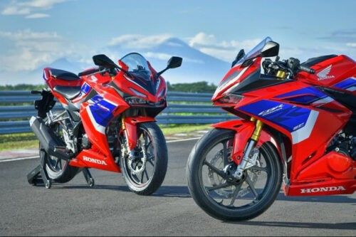 Honda released a tricolor livery for the CBR150R and CBR250RR