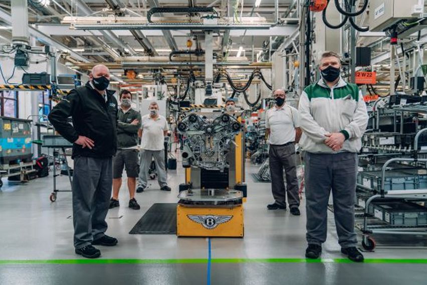 Bentley W12 engine DETAILS