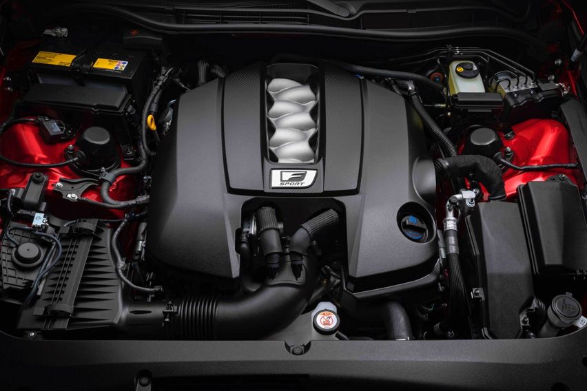 2022 Lexus IS 500 F Sport Performance engine