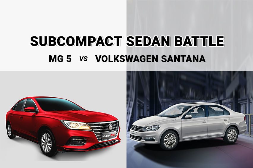 Subcompact sedan tussle: The MG 5 vs. Volkswagen Santana