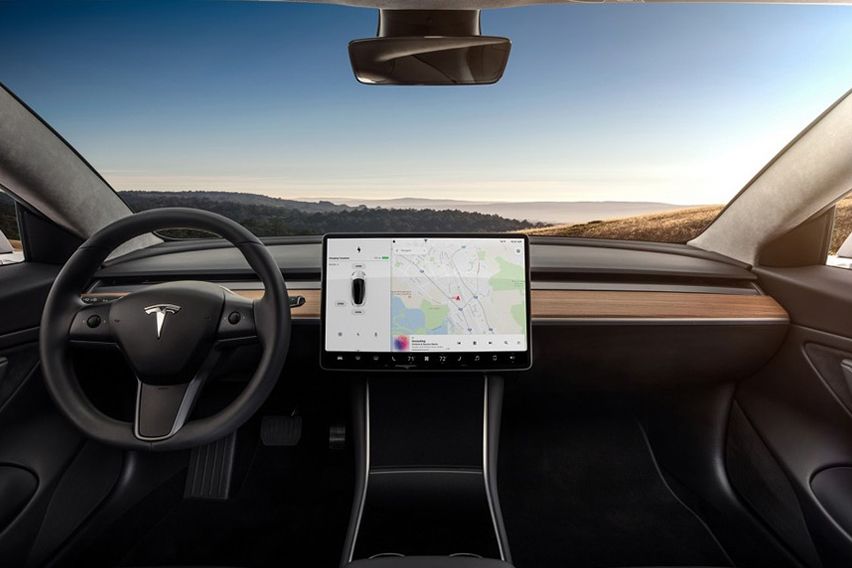 Tesla Model 3 cabin