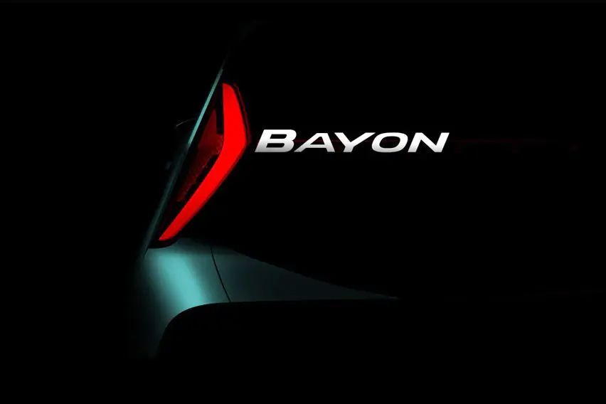 Hyundai Bayon teaser 