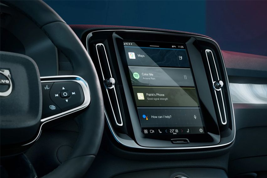 2021 Volvo C40 interior