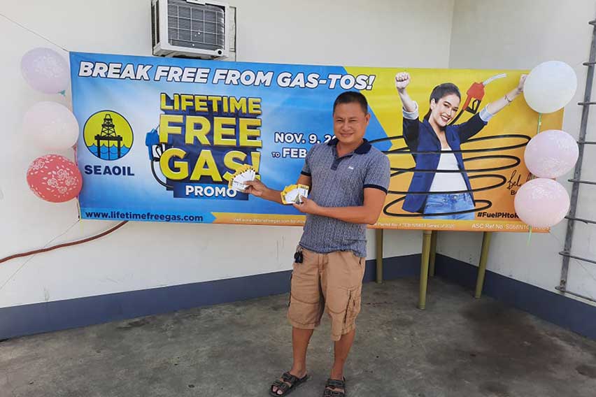 Seaoil Lifetime Free Gas 2020 Luzon Winner