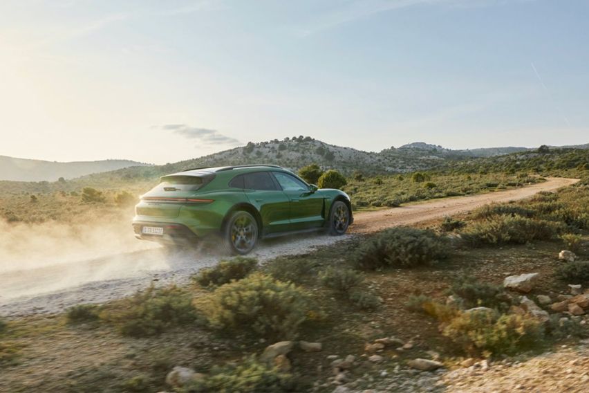 2021 Porsche Taycan Cross Turismo rear