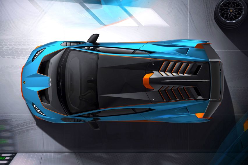 Lamborghini Huracan STO top-view
