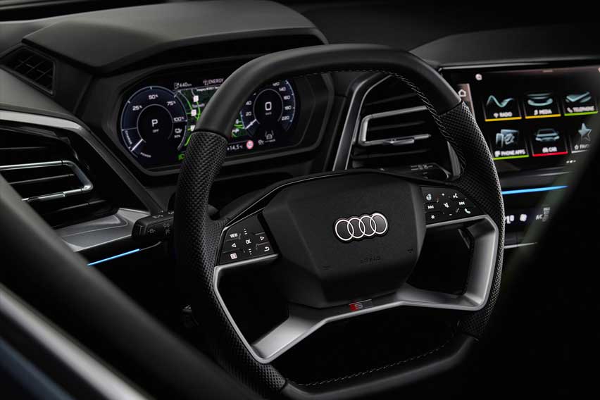 Audi Q4 e-tron steering wheel