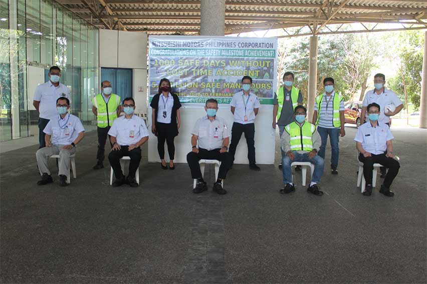 Mitsubishi PH achieves 1,000 consecutive 'safe days'