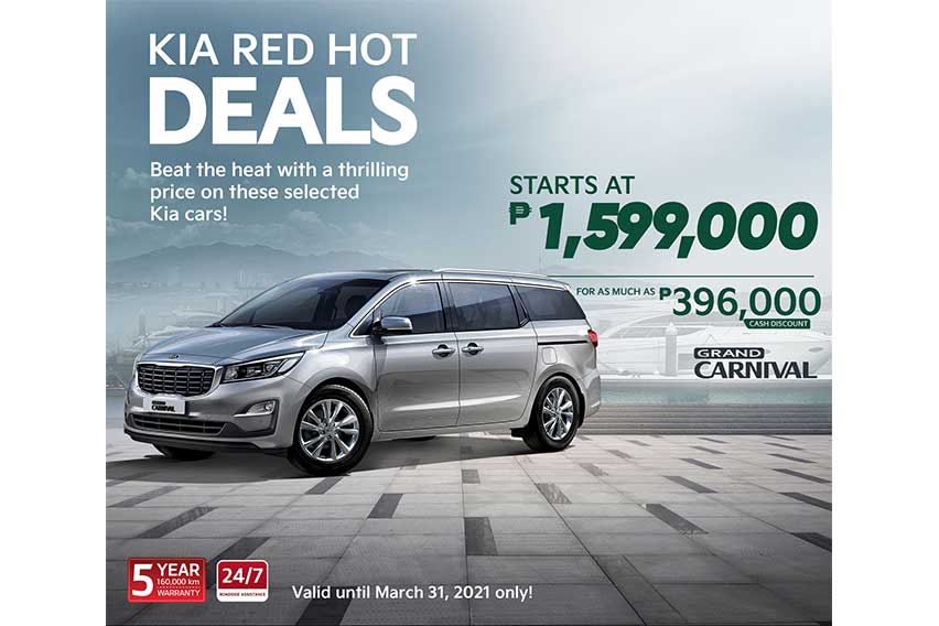 Discounts and offers headline Kia's 'Red-Hot Deals'