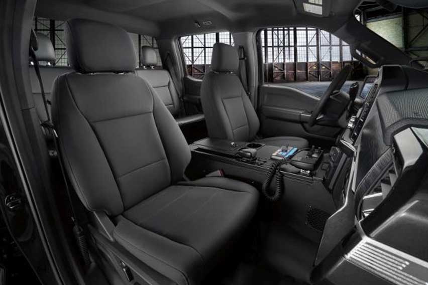 2021 F-150 Police Responder seat