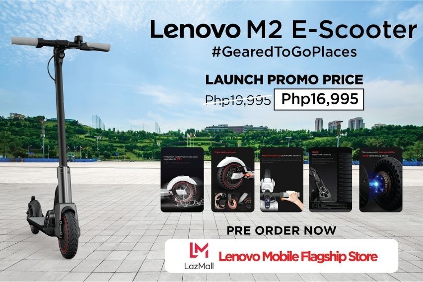 Lenovo M2 E-Scooter Launch Promo