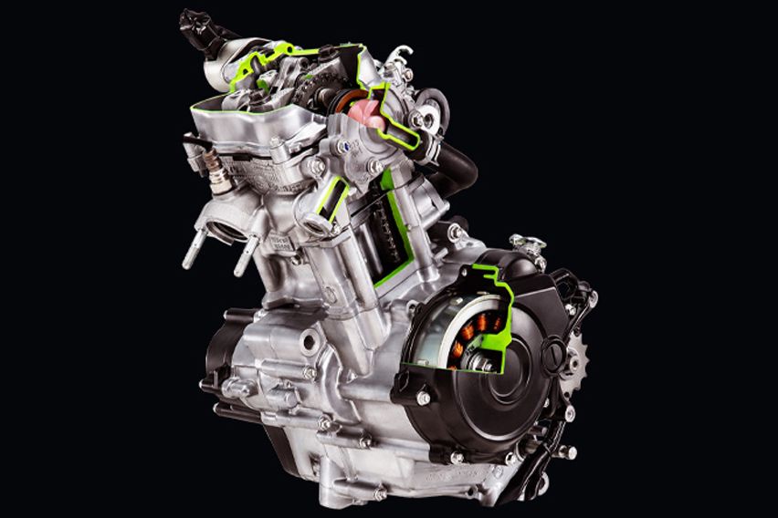 2021 Yamaha Y16ZR engine