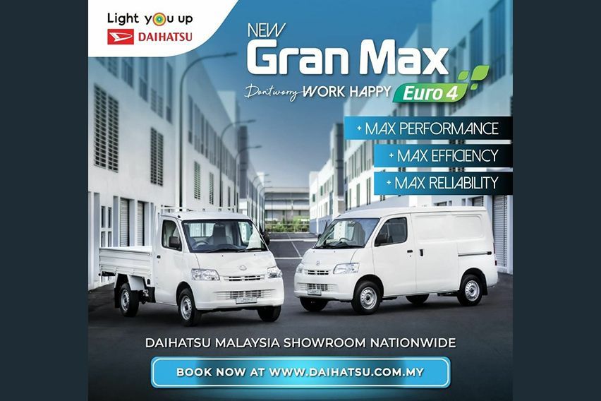 Daihatsu Malaysia now includes Gran Max pickup and panel van 