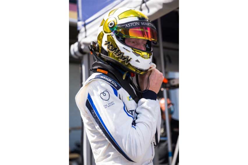 Aston Martin racing driver