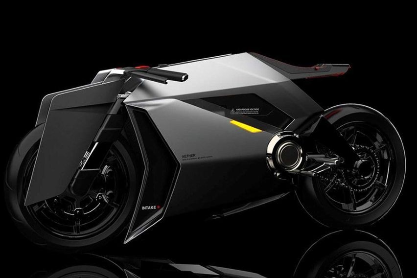Aether electric motorbike can clean the air around you