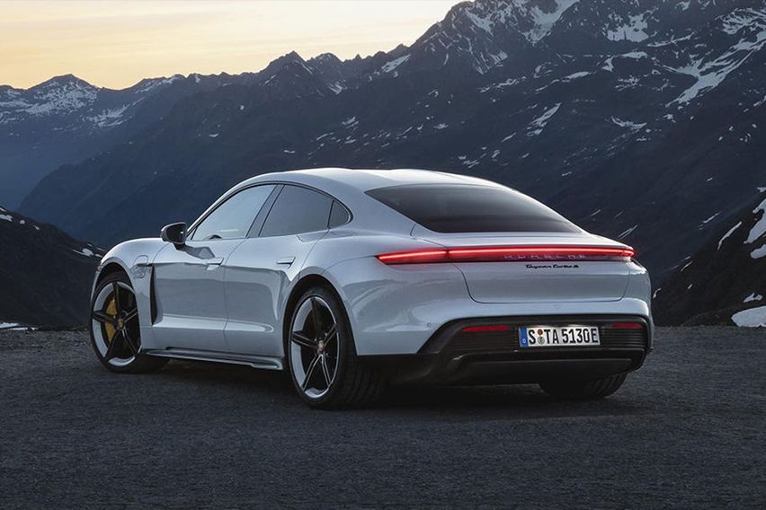  Porsche Taycan rear